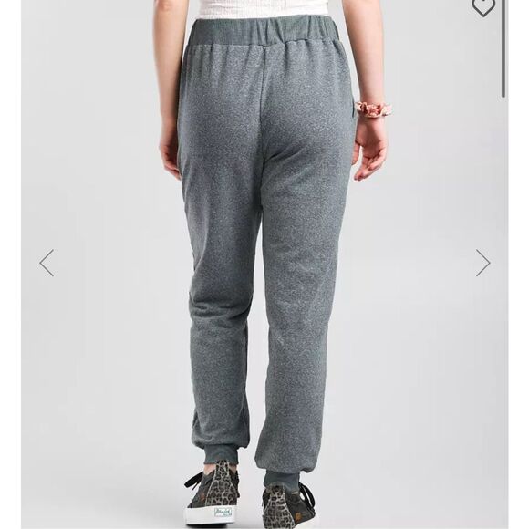 BKE Women's buckle snow Heather Joggers Sweatpants Green Large NEW - Picture 4 of 12